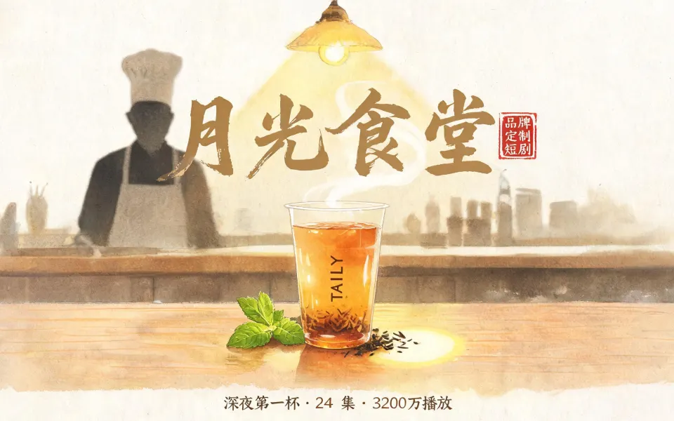某新茶饮 · 《月光食堂》联名季